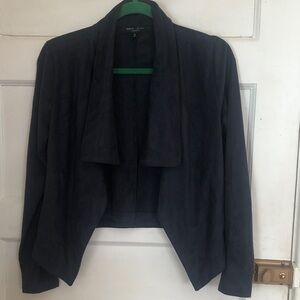 Romeo & Juliet Couture Midnight Blue Open Blazer